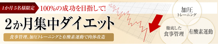 ２か月集中ダイエット